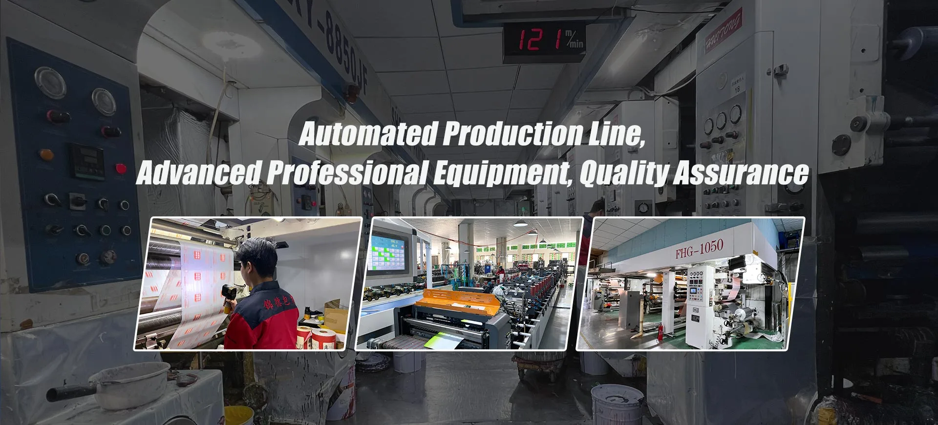 Automated production line, advanced professional equipment, quality assurance