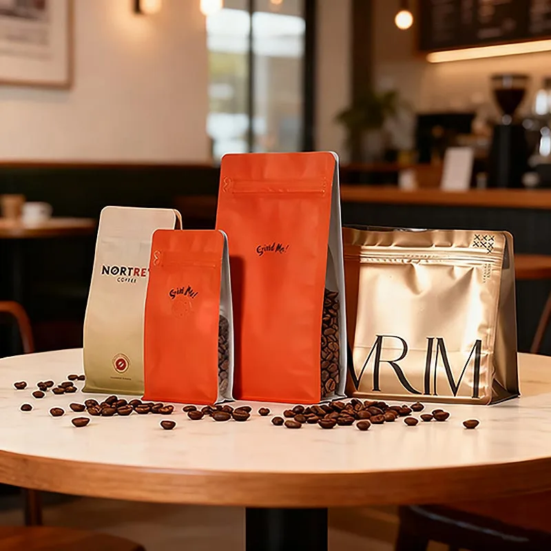 Biodegradable coffee packaging bags