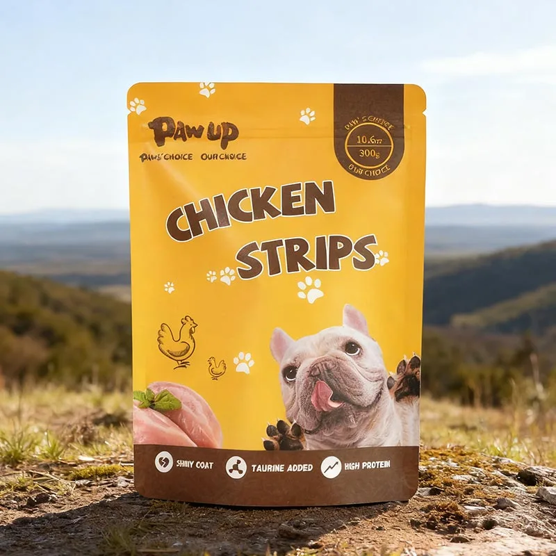 Eco-friendly kraft paper cat food bags