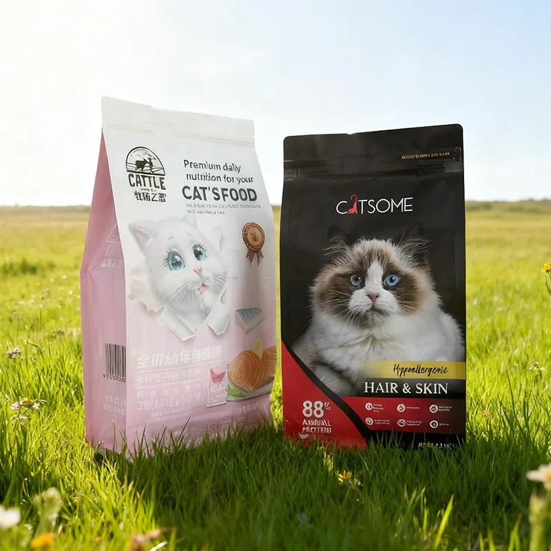 High-Temperature Steam-Cooked Cat Food Bag